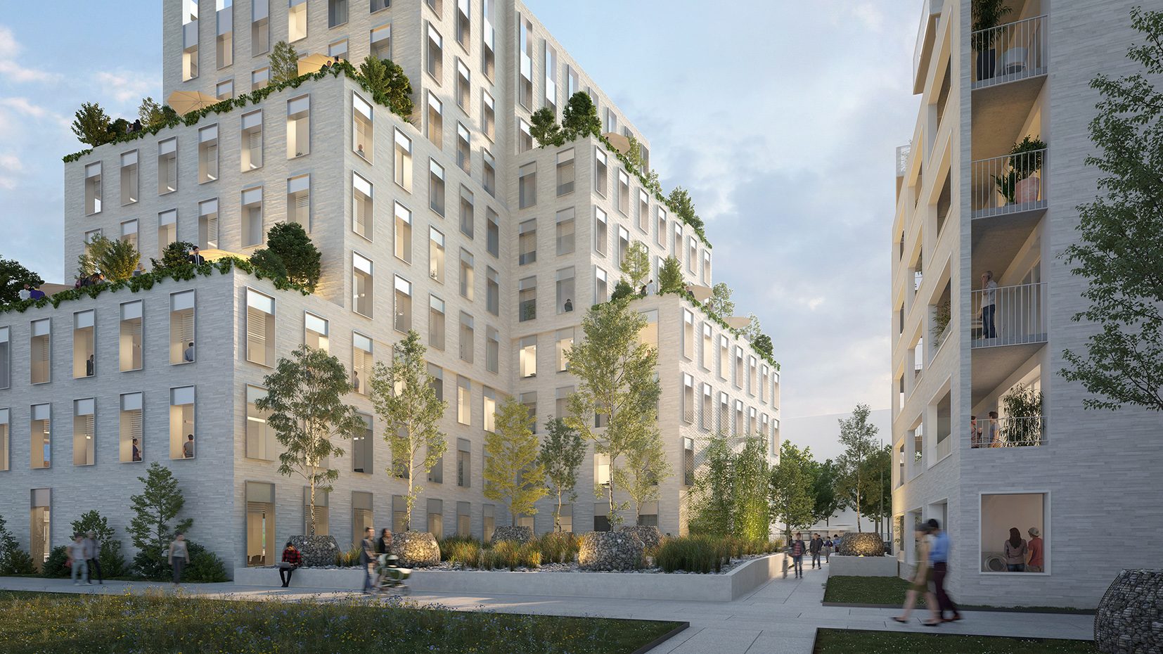 Studio Persevoir Bettinger Desplanques Concours lauréat de logements et de bureaux 