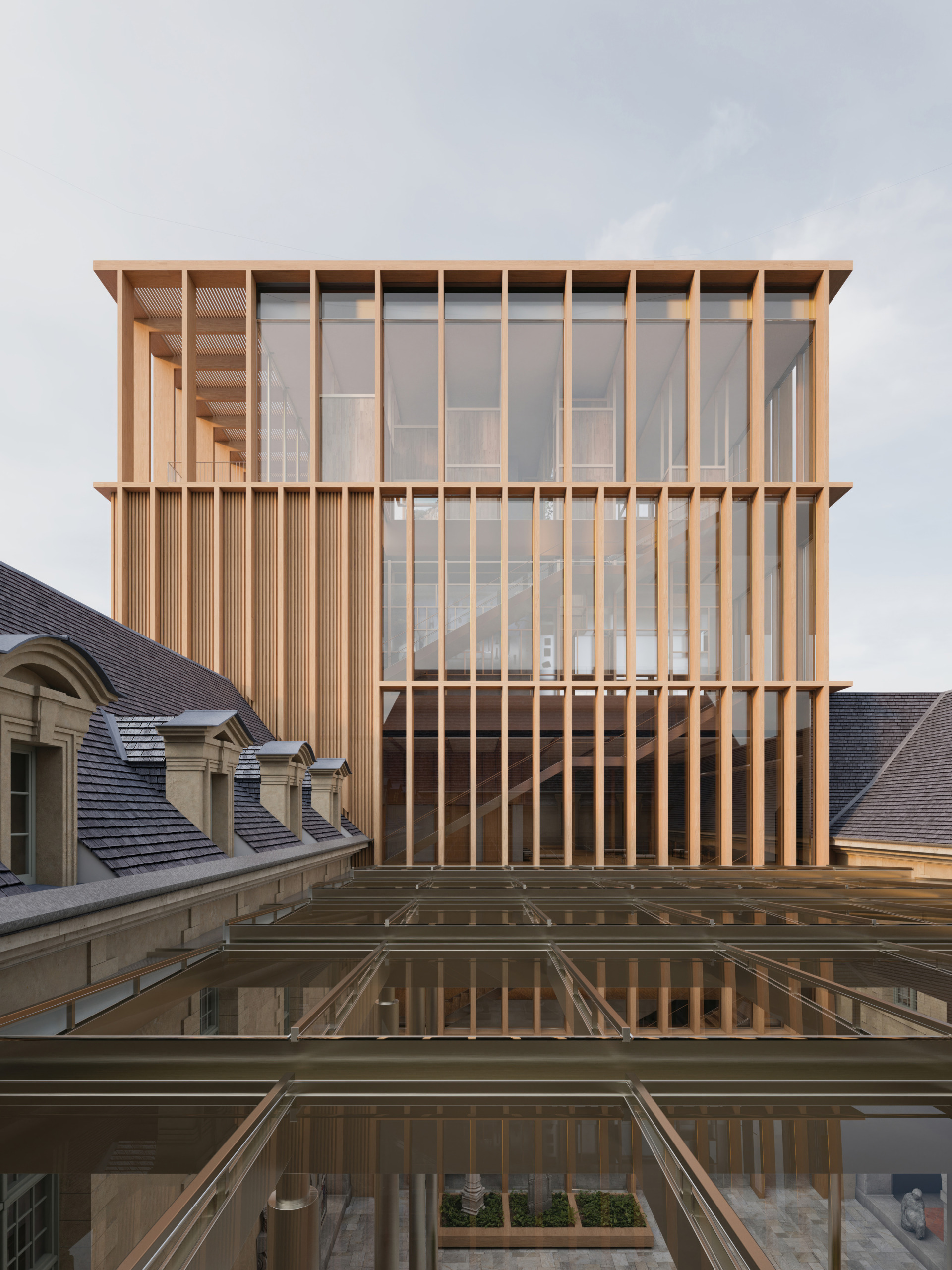 Studio Persevoir concours laureat pôle muséal beauvoisine museum Metropole Rouen Richard Duplat Christophe Bidaud Architectes CBA Ateliers Adeline Rispal scénographie Agence Si Seine Maritime Image 3D Film 3D